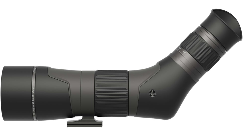 Leupold SX-2 Alpine HD Gen 2 20-60x60mm Spotting Scope, Angled, 14.3in Length, Grey/Black, 185683