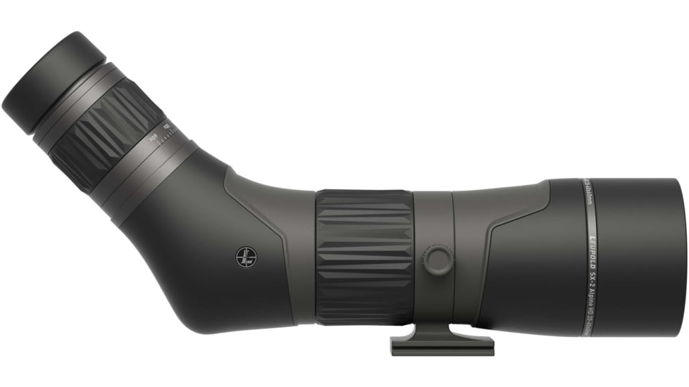Leupold SX-2 Alpine HD Gen 2 20-60x60mm Spotting Scope, Angled, 14.3in Length, Grey/Black, 185683