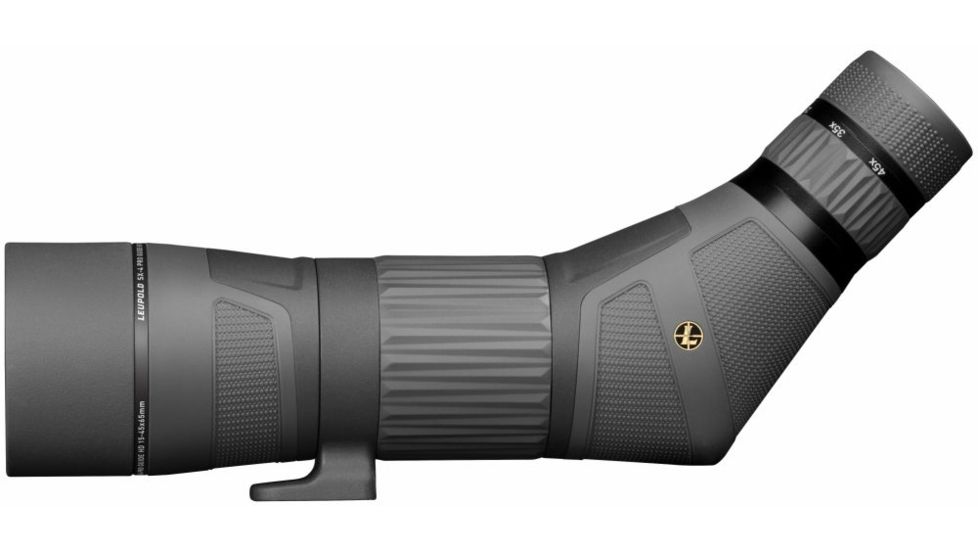 Leupold SX-4 Pro Guide 15-45x65 HD Spotting Scope, Angled, Shadow Gray, 177599
