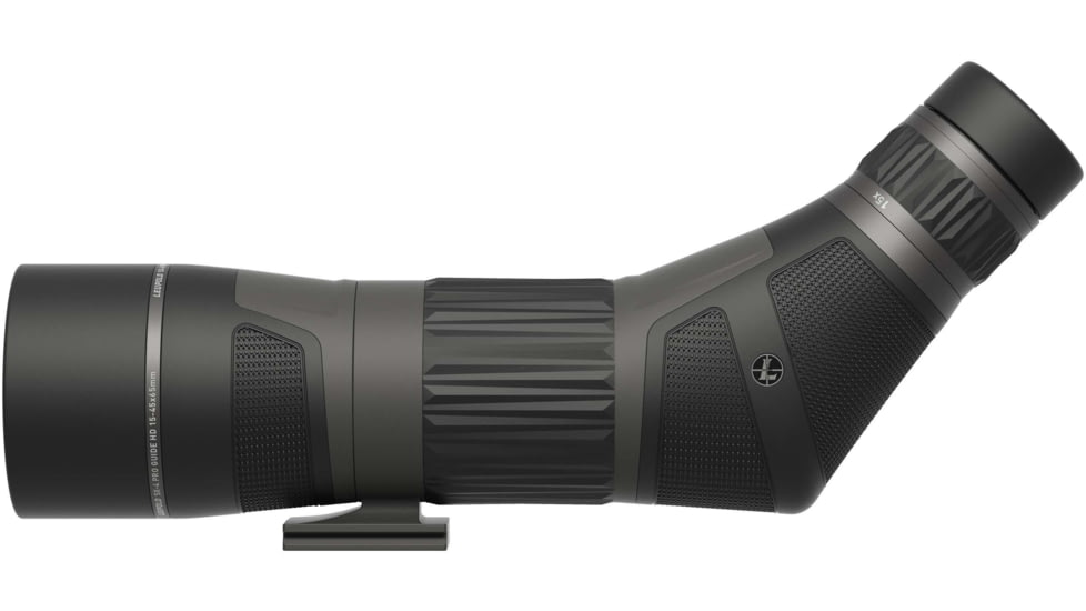 Leupold SX-4 Pro Guide HD Gen 2 15-45x65mm Spotting Scope, Angled, Grey/Black, 185681