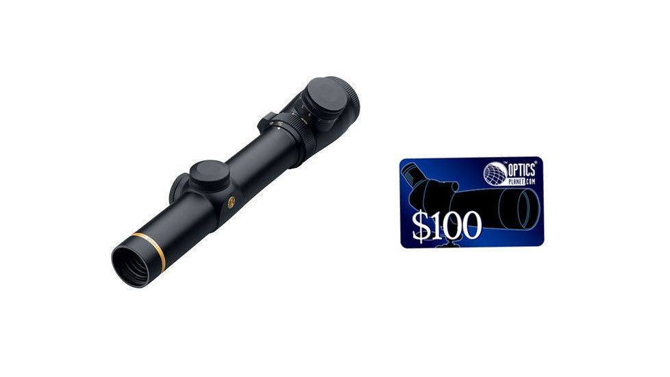 Leupold VX-3 1.5-5x20mm 30mm Matte Rifle Scope Illum. Duplex Reticle, FREE 100 OpticsPlanet E-Gift Certificate