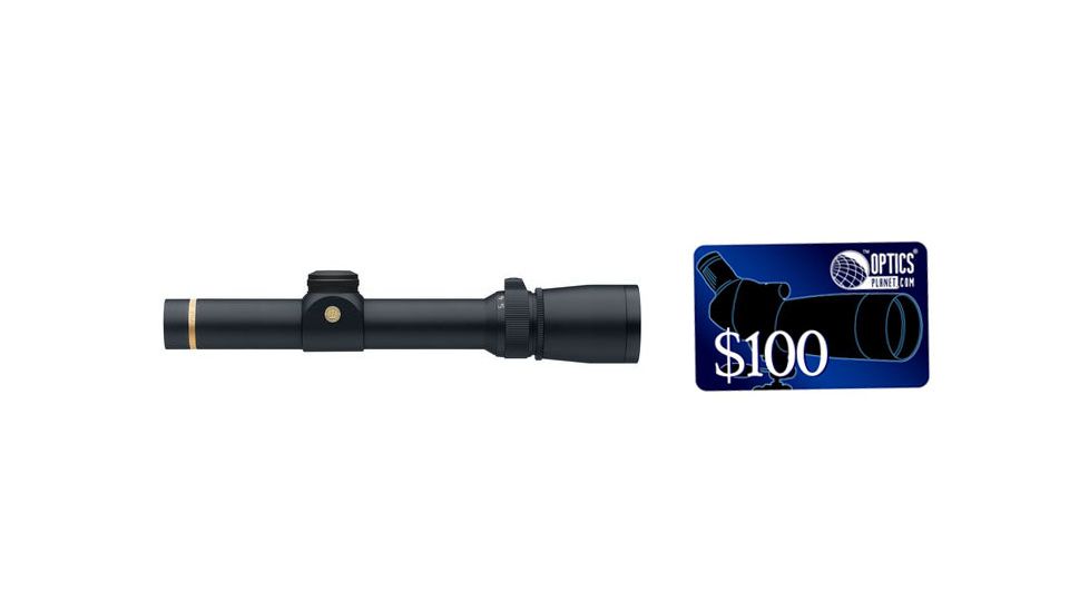 Leupold VX-3 1.5-5x20mm Rifle Scope Gloss Finish and Duplex Reticle, FREE 100 OpticsPlanet E-Gift Certificate