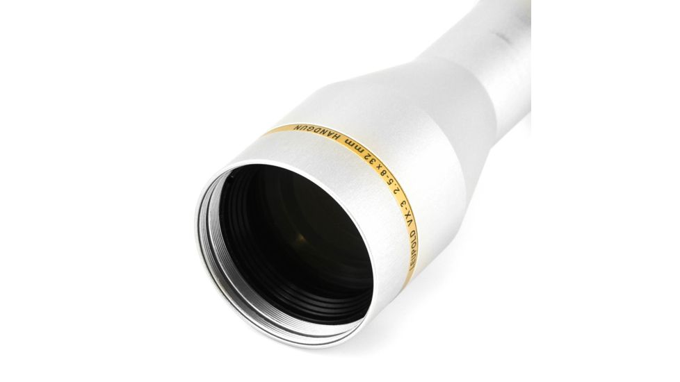 Leupold VX-3 2.5-8x32mm Handgun Scope Silver Finish with Duplex Reticle