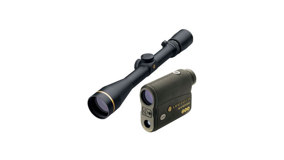 Leupold VX-3 3.5-10x40mm Rifle Scope Matte Finish and CDS Duplex Ret. w/ Leupold TBR Compact Digital Laser Rangefinder w/ DNA Black