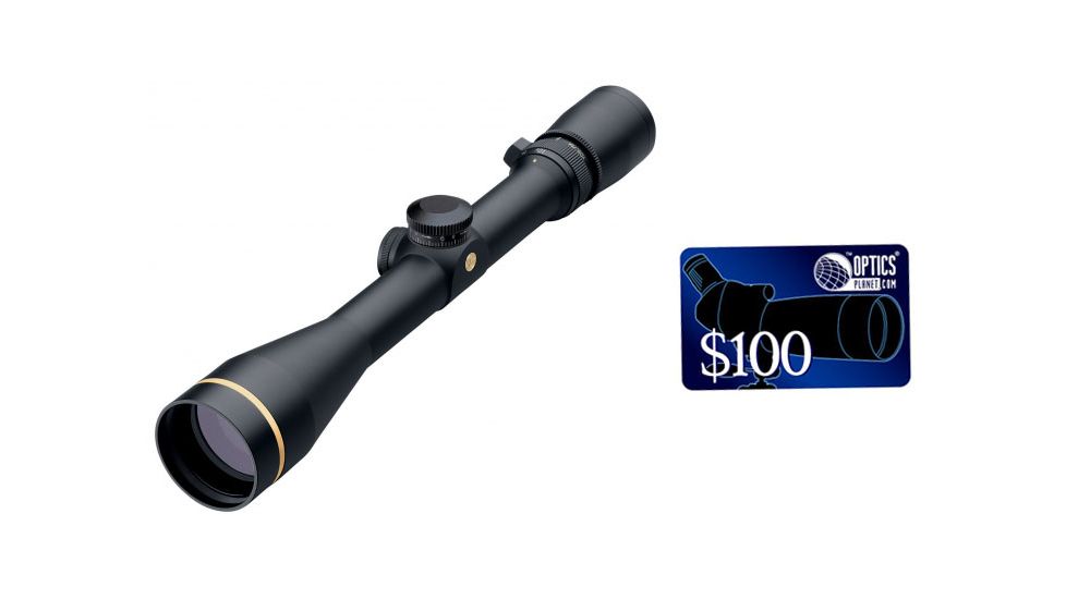 Leupold VX-3 4.5-14x40mm CDS Rifle Scope,Matte,Wind-Plex Reticle 120603, FREE 100 OpticsPlanet E-Gift Certificate