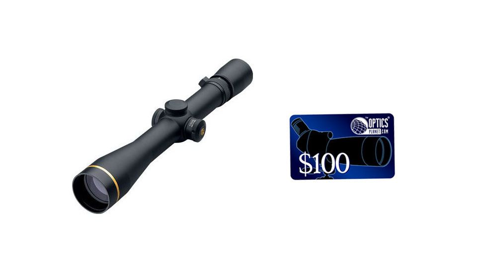 Leupold VX-3 4.5-14x40 Long Range Rifle Scope, Matte Black, Duplex Reticle 66410, FREE 100 OpticsPlanet E-Gift Certificate
