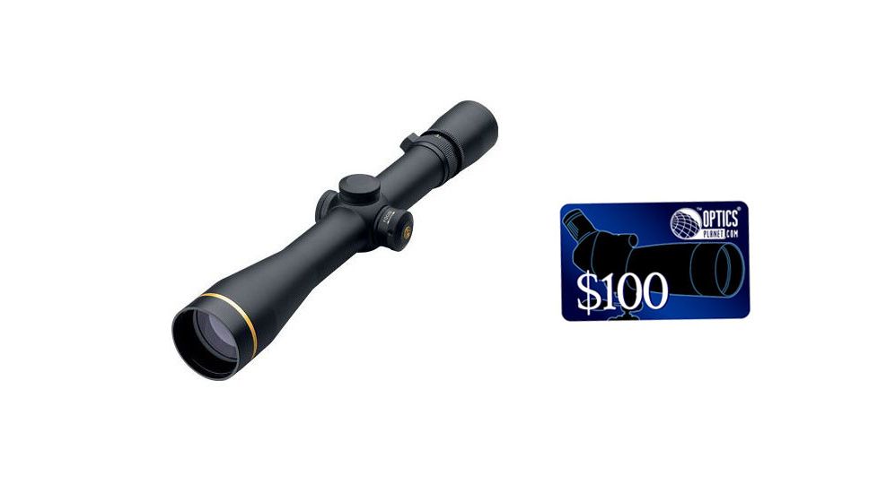 Leupold VX-3 4.5-14x50mm 30mm Side Focus CDS Rifle Scope,Matte,Wind-Plex Reticle 120607, FREE 100 OpticsPlanet E-Gift Certificate