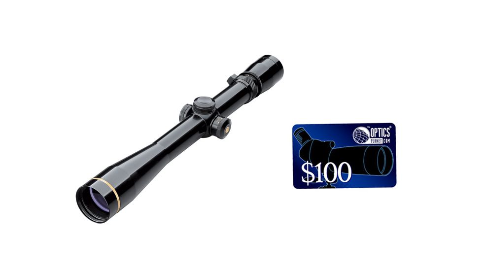 Leupold VX-3 6.5-20x40 Long Range Rifle Scope, Gloss Black, Fine Duplex Reticle 66520, FREE 100 OpticsPlanet E-Gift Certificate