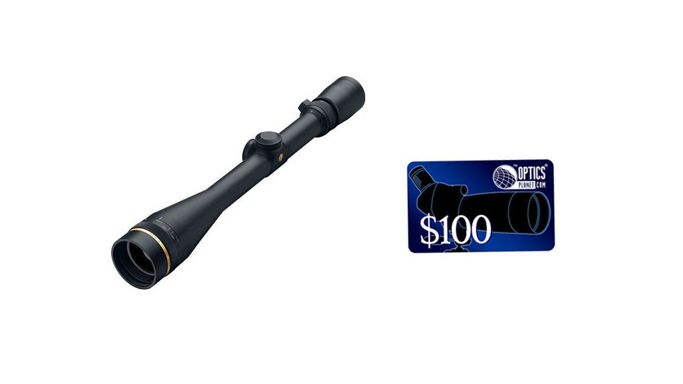 Leupold VX-3 6.5-20x40 Long Range Rifle Scope, Matte Black, Varmint Hunters Reticle, FREE 100 OpticsPlanet E-Gift Certificate