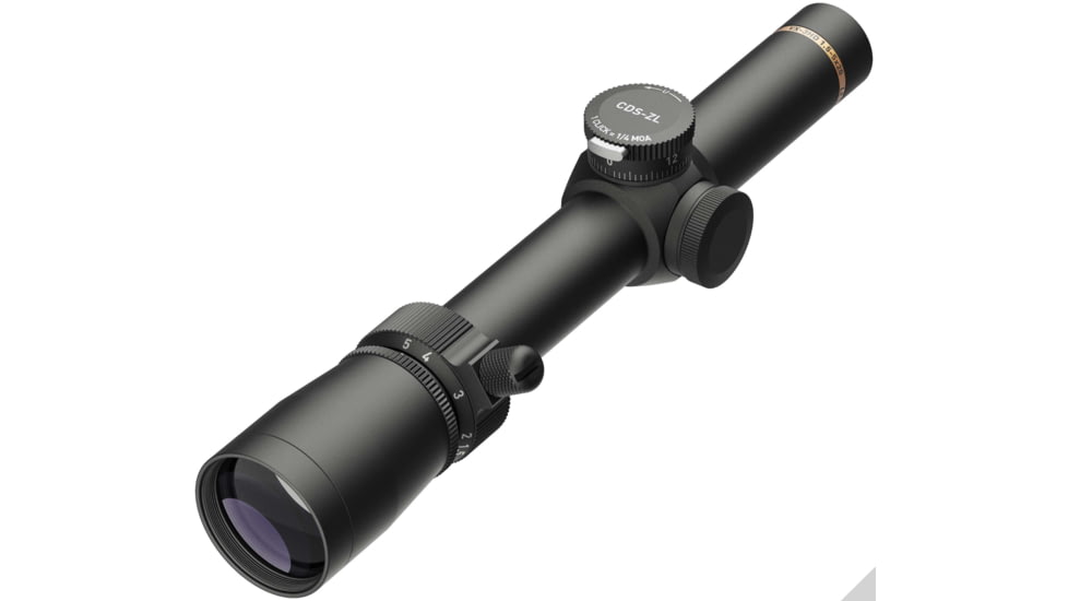 Leupold VX-3HD 1.5-5x20mm Rifle Scope, 1 in Tube, Second Focal Plane, Black, Matte, Non-Illuminated Duplex Reticle, MOA Adjustment, 180615