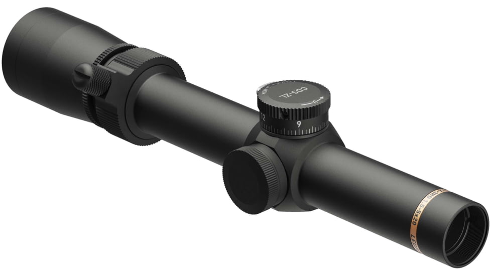 Leupold VX-3HD 1.5-5x20mm Rifle Scope, 1 in Tube, Second Focal Plane, Black, Matte, Non-Illuminated Duplex Reticle, MOA Adjustment, 180615
