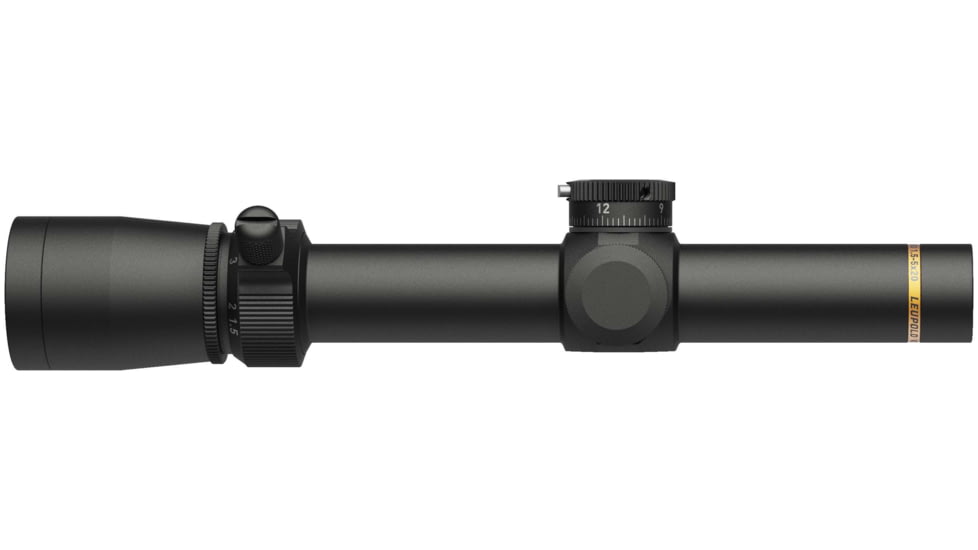 Leupold VX-3HD 1.5-5x20mm Rifle Scope, 1 in Tube, Second Focal Plane, Black, Matte, Non-Illuminated Duplex Reticle, MOA Adjustment, 180615
