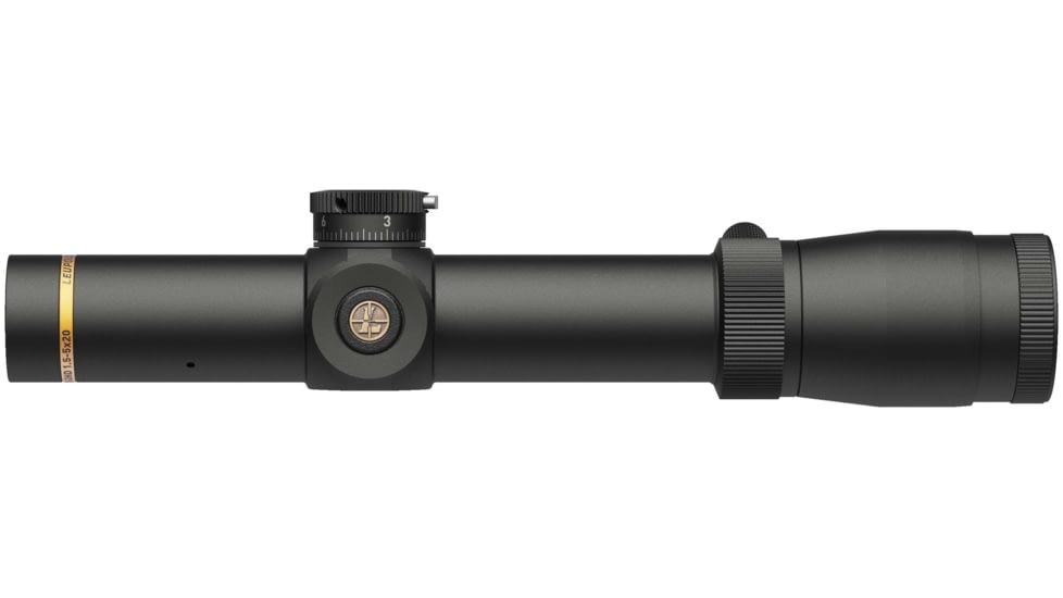 Leupold VX-3HD 1.5-5x20mm Rifle Scope, 30 mm Tube, Second Focal Plane, Black, Matte, Red FireDot Twilight Hunter Reticle, MOA Adjustment, 180626