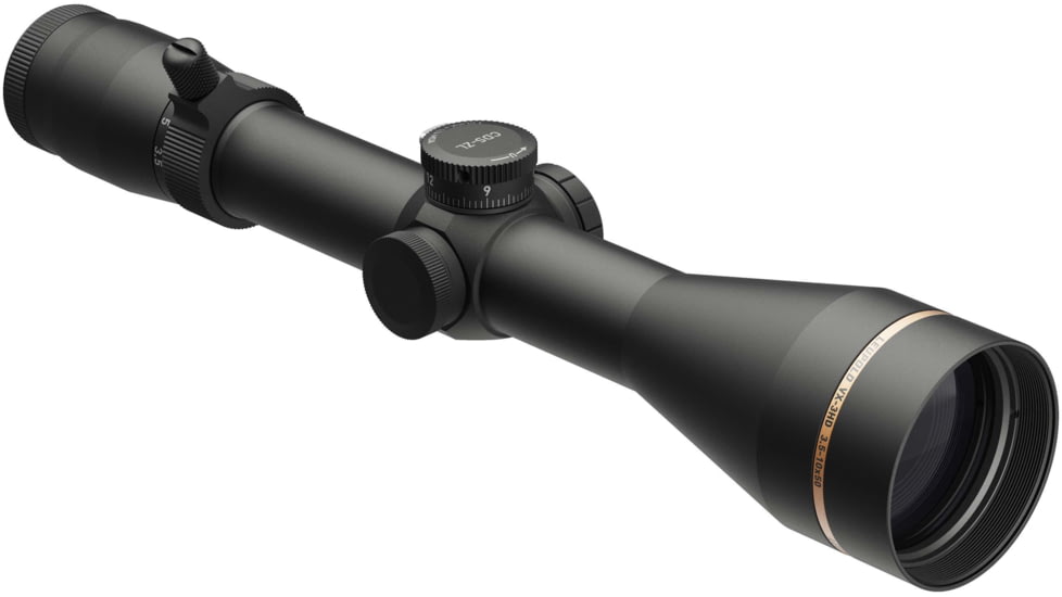 Leupold VX-3HD 3.5-10x50mm Rifle Scope, 30 mm Tube, Second Focal Plane, Black, Matte, Red FireDot Twilight Hunter Reticle, MOA Adjustment, 180628