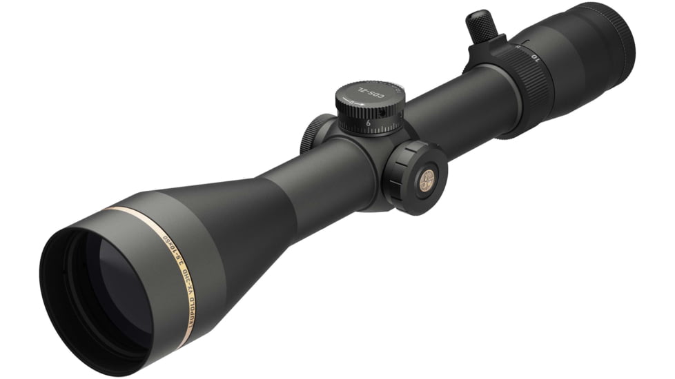 Leupold VX-3HD 3.5-10x50mm Rifle Scope, 30 mm Tube, Second Focal Plane, Black, Matte, Red FireDot Twilight Hunter Reticle, MOA Adjustment, 180628