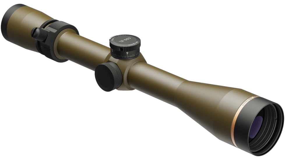 Leupold VX-3HD 4.5-14x40mm Rifle Scope, 1 in Tube, Second Focal Plane, Black, Burnt Bronze, Non-Illuminated Wind-Plex Reticle, MOA Adjustment, 180621
