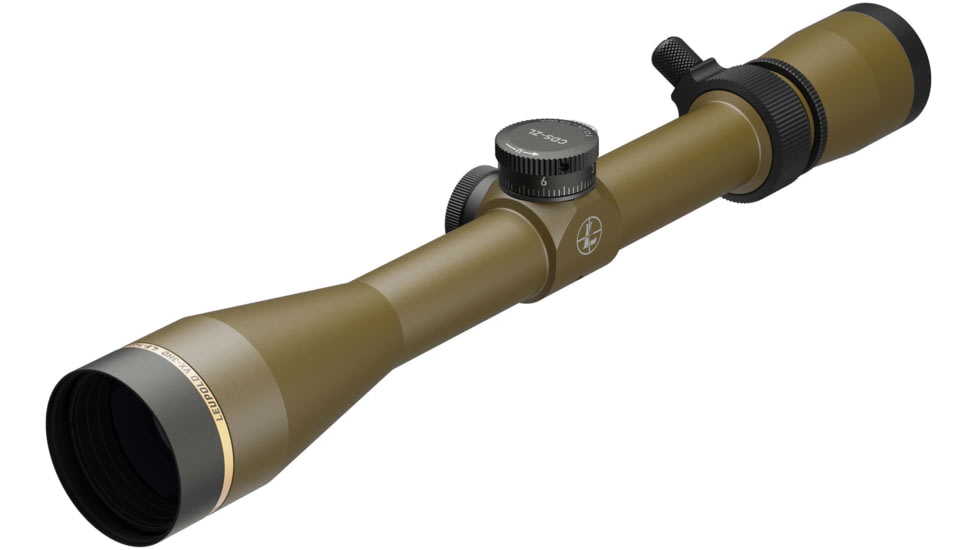 Leupold VX-3HD 4.5-14x40mm Rifle Scope, 1 in Tube, Second Focal Plane, Black, Burnt Bronze, Non-Illuminated Wind-Plex Reticle, MOA Adjustment, 180621