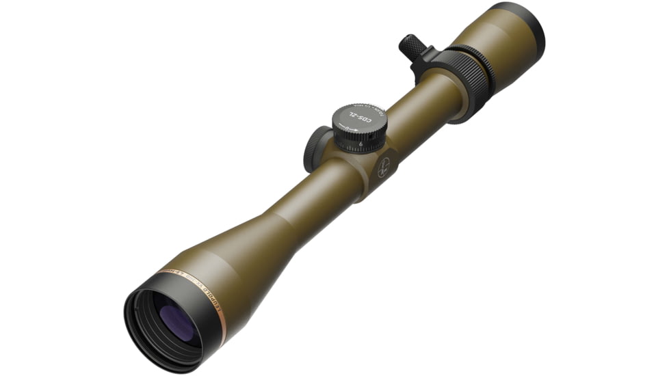 Leupold VX-3HD 4.5-14x40mm Rifle Scope, 1 in Tube, Second Focal Plane, Black, Burnt Bronze, Non-Illuminated Wind-Plex Reticle, MOA Adjustment, 180621