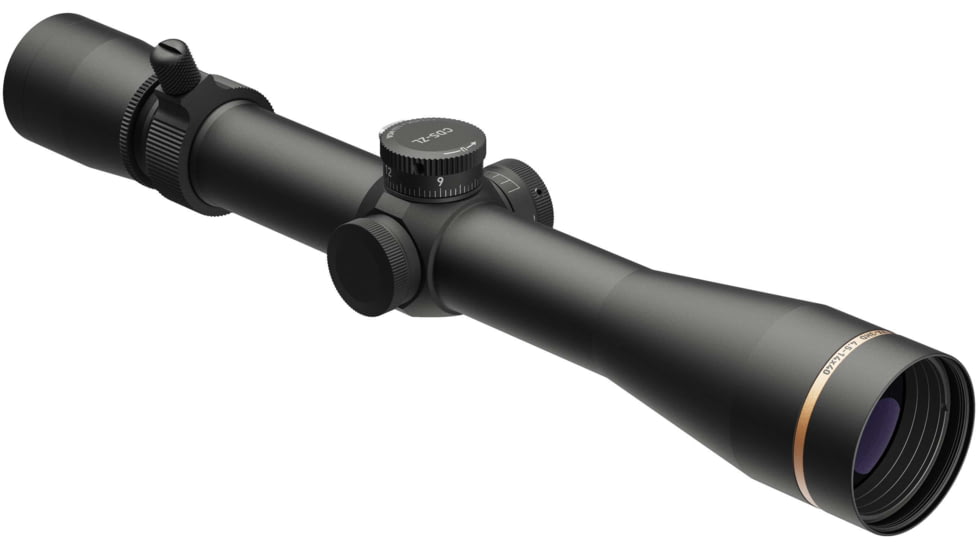 Leupold VX-3HD Side Focus Rifle Scope, 4.5-14x40mm, 30 mm Tube, Second Focal Plane, Non-Illuminated Wind-Plex Reticle, CDS-ZL Elevation Adjustment, Black, 180623
