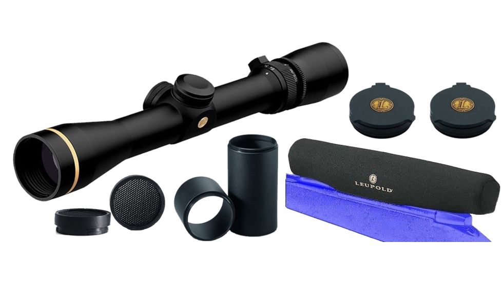 Leupold VX-3i 3.5-10x50mm Matte Duplex 170684 w/ Objective and Eyepiece Cover &amp; Anti-Reflective Device &amp; 2.5in Sunshade &amp; Scope Cover