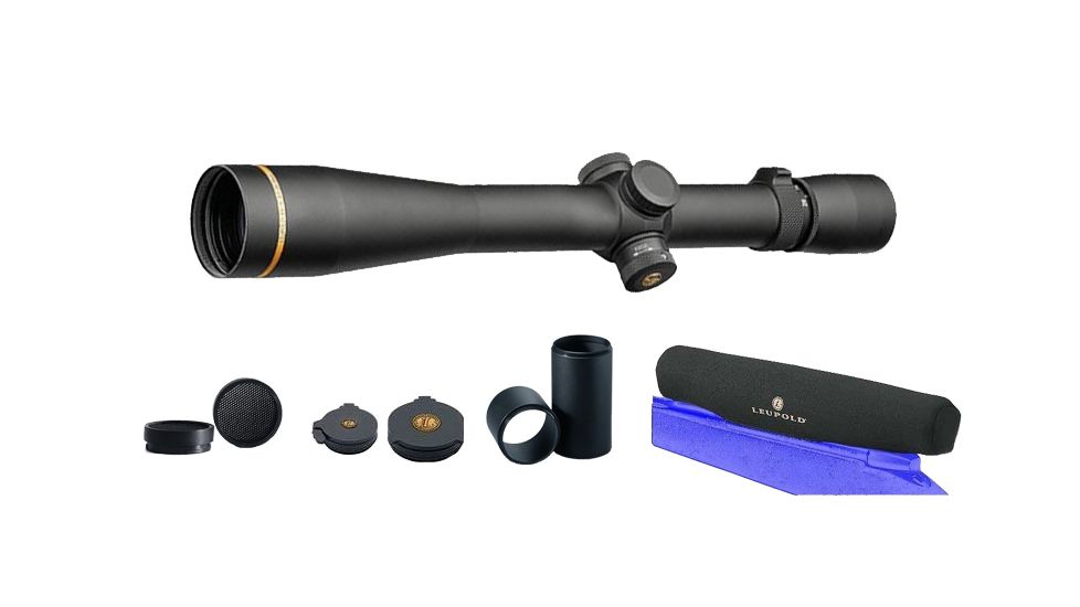 Leupold VX-3i 6.5-20x40mm Side Focus w/ Fine Duplex 170886 w/ Objective and Eyepiece Cover &amp; Anti-Reflective Device &amp; 2.5in Sunshade &amp; Scope Cover