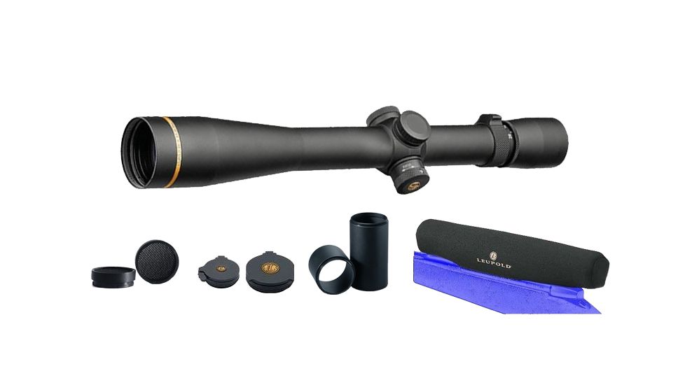 Leupold VX-3i 6.5-20x40mm Side Focus w/ Varmint Hunters 170887 w/ Objective and Eyepiece Cover &amp; Anti-Reflective Device &amp; 2.5in Sunshade &amp; Scope Cover