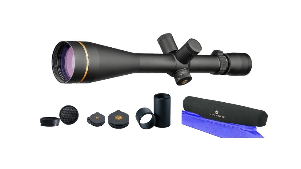 Leupold VX-3i 8.5-25x50mm Side Focus CDS Target w/ Wind-Duplex 170891 w/ Objective and Eyepiece Cover &amp; Anti-Reflective Device &amp; 2.5in Sunshade &amp; Scope Cover
