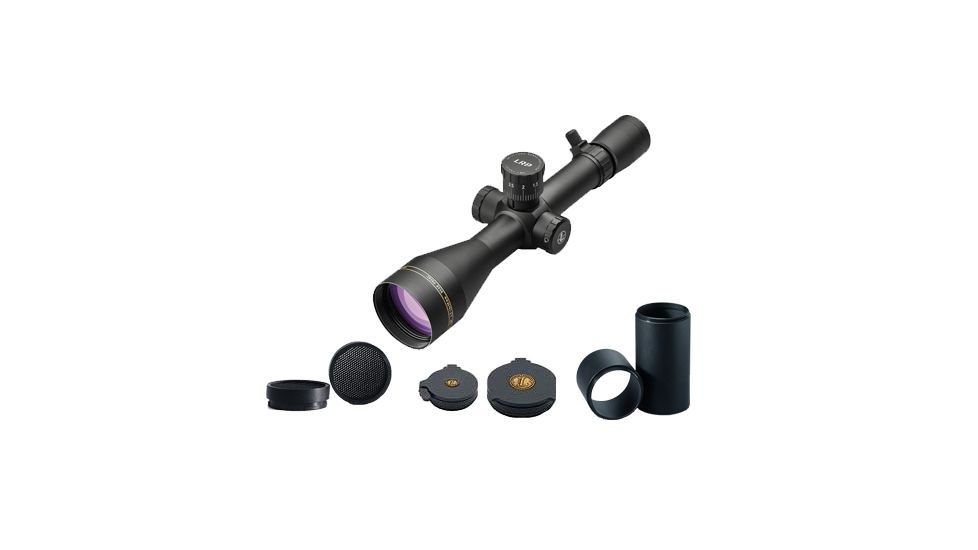 Leupold VX-3i LRP 4.5-14x50mm Rifle Scope, Side Focus, 30mm, Front Focal TMR Reticle, Black Matte, w/ Objective and Eyepiece Cover &amp; Anti-Reflective Device &amp; 2.5in Sunshade, 172338-KIT1