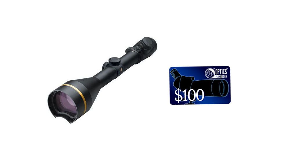Leupold VX-3L 3.5-10x56 Waterproof 30mm Rifle Scope w/Illum. Duplex Reticle, FREE 100 OpticsPlanet E-Gift Certificate