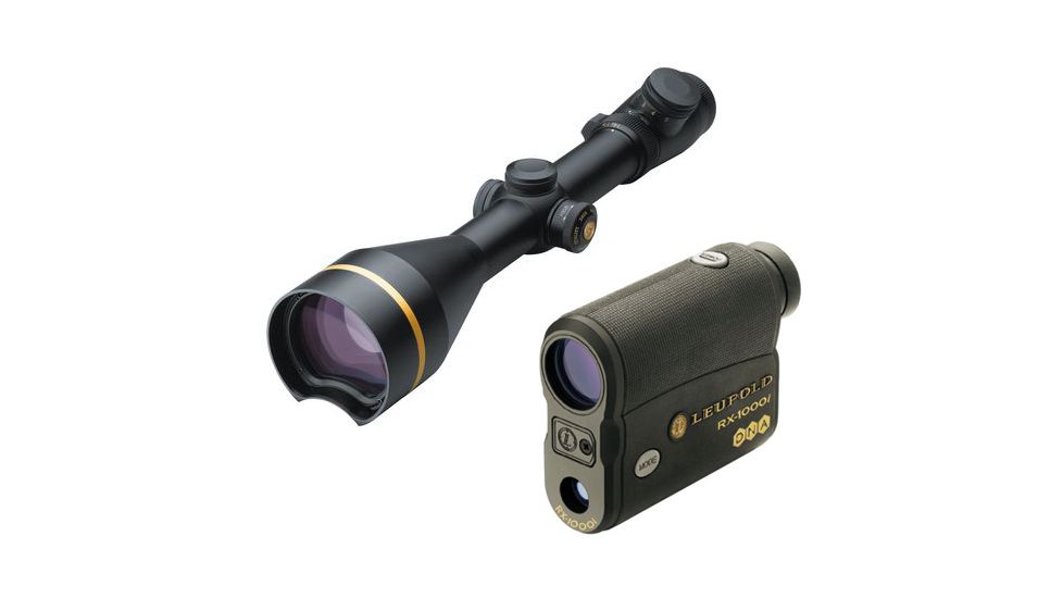 Leupold VX-3L 4.5-14x56mm Rifle Scope, S.F. CDS, Matte Black, Duplex w/ Leupold TBR Compact Digital Laser Rangefinder w/ DNA Black
