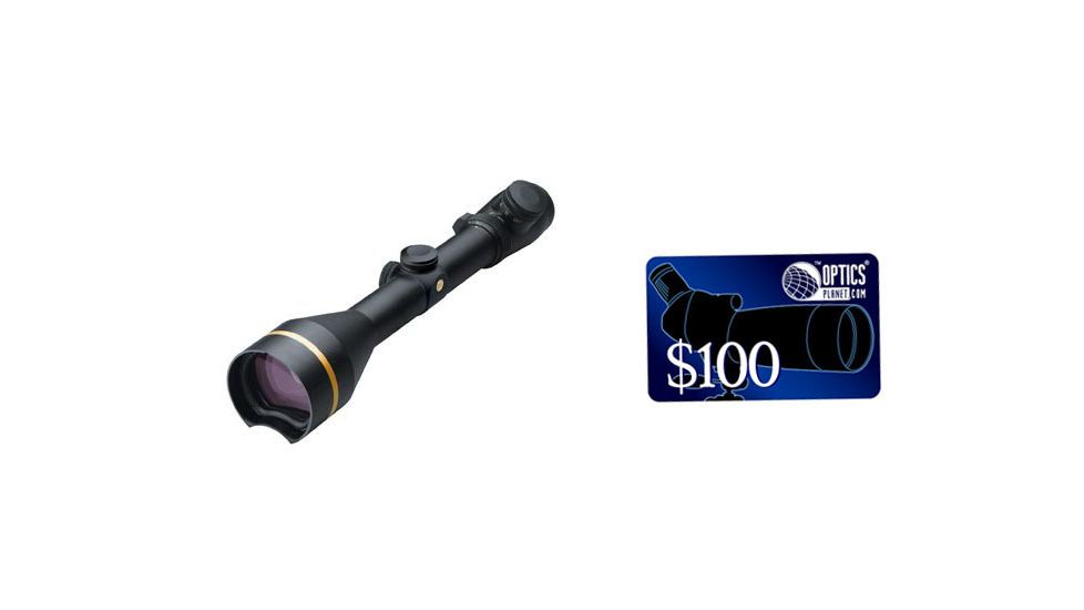 Leupold VX-3L 4.5-14x50 Waterproof 30mm Rifle Scope, Illum. Duplex Reticle, FREE 100 OpticsPlanet E-Gift Certificate