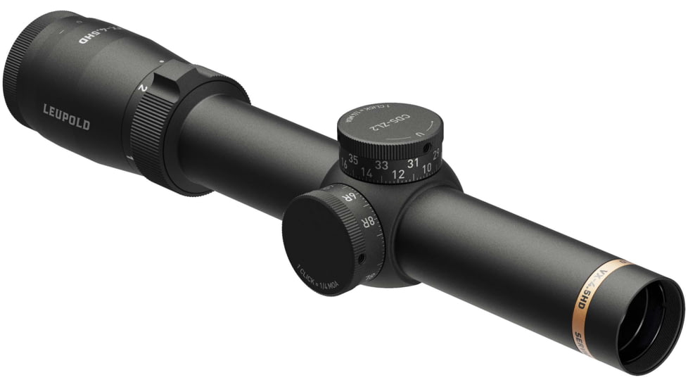 Leupold Competition VX-4.5HD Service Rifle 1-4.5x24mm Rifle Scope, 30 mm Tube, Second Focal Plane, Black, Matte, Non-Illuminated HPR-1 Reticle, MOA Adjustment, 177351