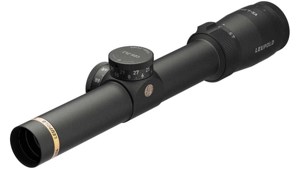 Leupold Competition VX-4.5HD Service Rifle 1-4.5x24mm Rifle Scope, 30 mm Tube, Second Focal Plane, Black, Matte, Non-Illuminated HPR-1 Reticle, MOA Adjustment, 177351