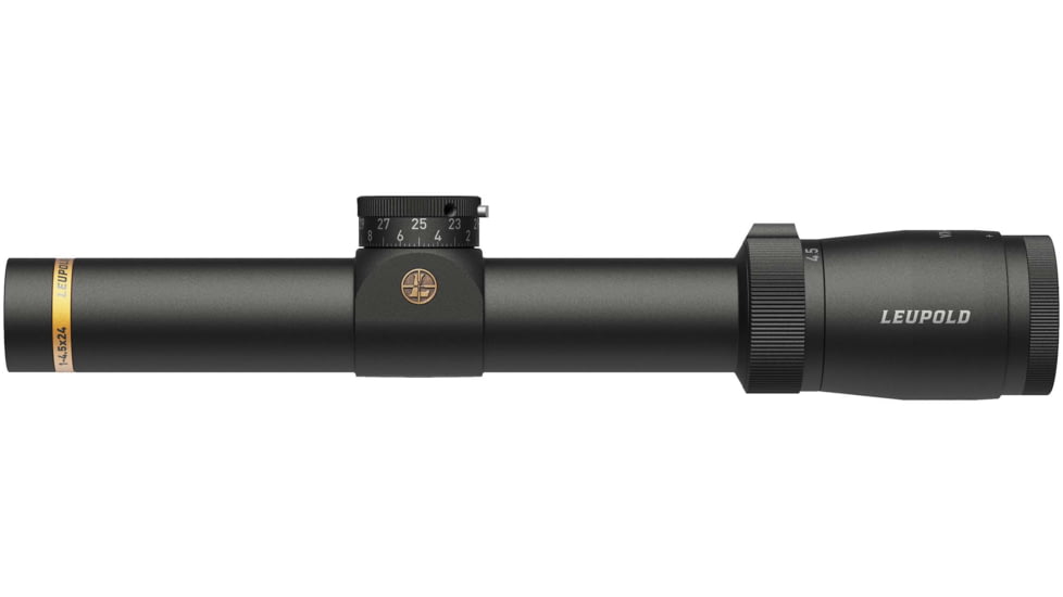 Leupold Competition VX-4.5HD Service Rifle 1-4.5x24mm Rifle Scope, 30 mm Tube, Second Focal Plane, Black, Matte, Non-Illuminated HPR-1 Reticle, MOA Adjustment, 177351