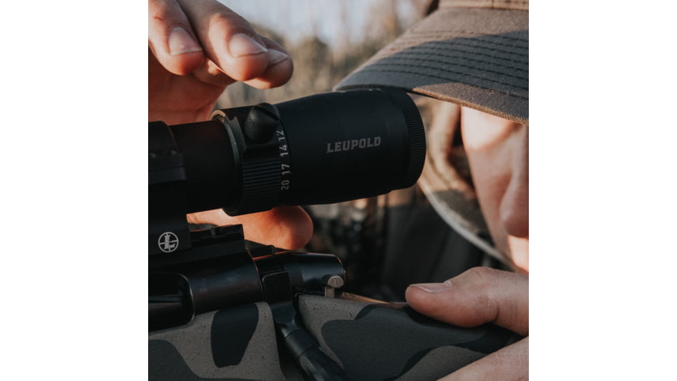 Leupold VX-5HD Gen 2 3-15x50mm 30mm Tube Riflescope, Second Focal Plane, CDS-SZL2 Side Focus Illum. FireDot Duplex Reticle, Black, 183854