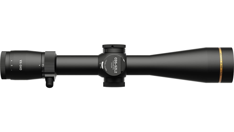 Leupold VX-5HD Gen 2 3-15x44mm 30mm Tube Riflescope, Second Focal Plane, CDS-SZL2 Side Focus Duplex Reticle, Black, 183848