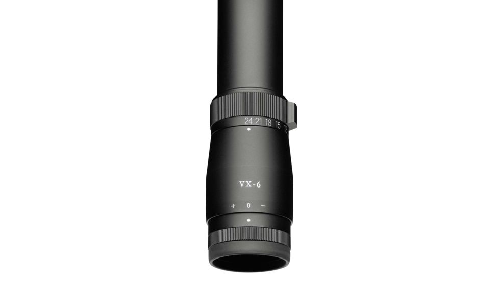 Leupold VX-6 Rifle Scope With Custom Dial System 4-24x52mm Side Focus TMOA Reticle Matte Black 34mm Tube