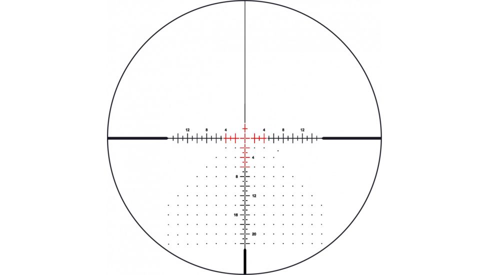 Leupold VX-6HD 4-24x52mm Rifle Scope, 34 mm Tube, Second Focal Plane, Black, Matte, Red Impact-23 MOA Reticle, MOA Adjustment, 179293