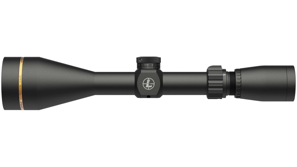 Leupold VX-Freedom CDS 3-9x50mm Rifle Scope, 1 in Tube, Second Focal Plane, Black, Matte, Non-Illuminated Duplex Reticle, MOA Adjustment, 180613