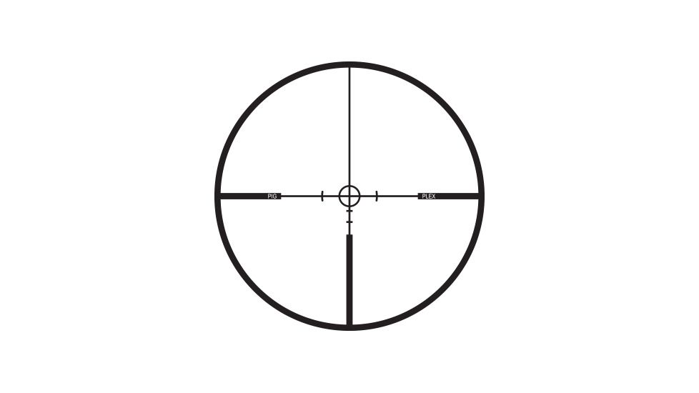Leupold VX-Freedom 1.5-4x20mm Rifle Scope, 1 in Tube, Second Focal Plane, Black, Matte, Non-Illuminated Pig-Plex Reticle, MOA Adjustment, 174177