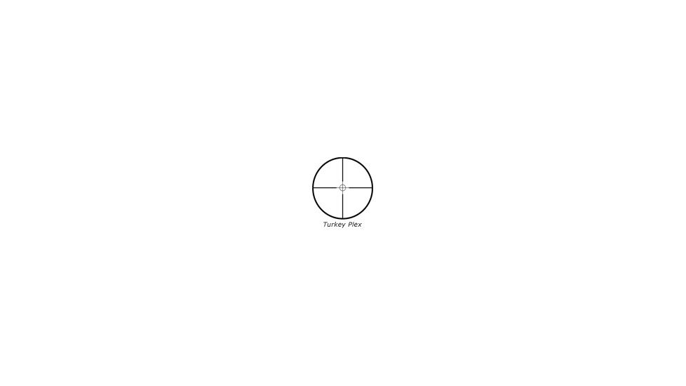 Leupold VX-1 2-7x33mm Shotgun NWTF Edition Dark Earth Turkey Plex Rifle Scope