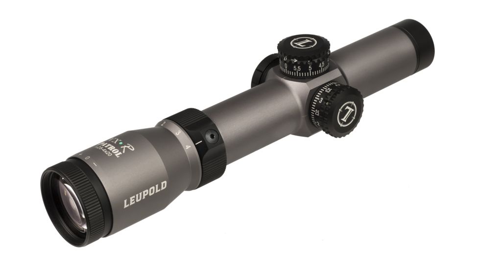 Leupold VX-R 1.25-4x20 Patrol Rifle Scope with Green SPR Reticle, Covert Grey 92098