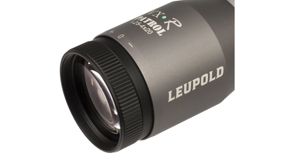 Leupold VX-R 1.25-4x20 Patrol Rifle Scope with Green SPR Reticle, Covert Grey 92098
