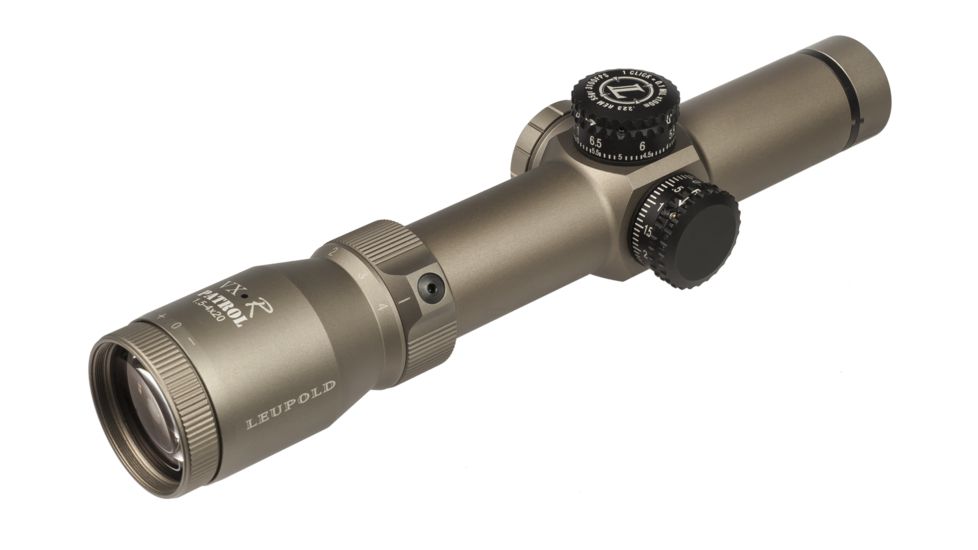 Leupold VX-R 1.25-4x20 Patrol Rifle Scope with Green SPR Reticle, Dark Earth 92019-OP