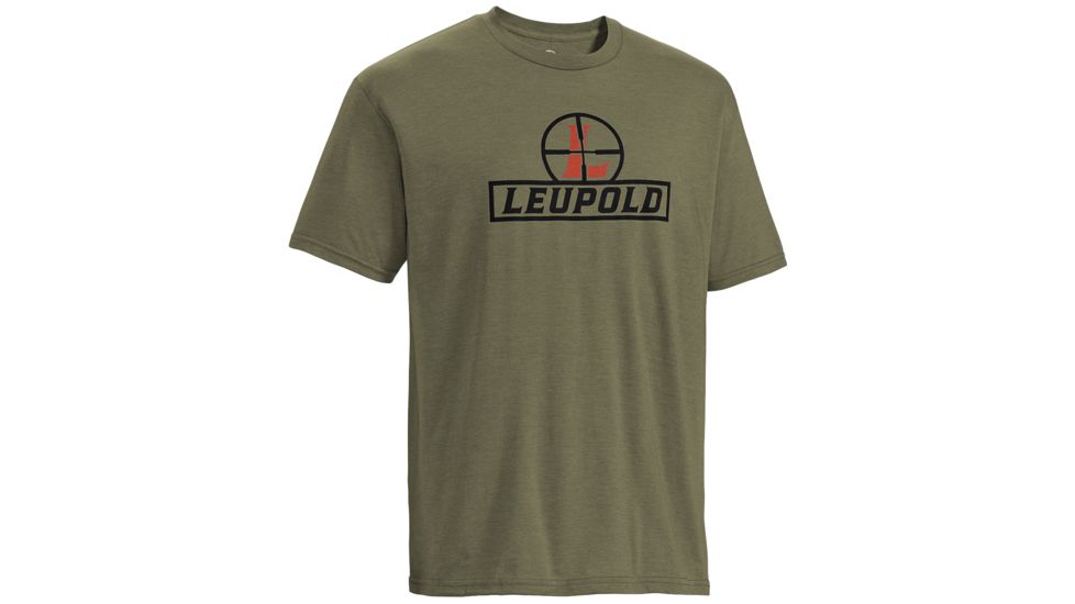 Leupold Yth SS Reticle Tee, OD Green, Small, 172591