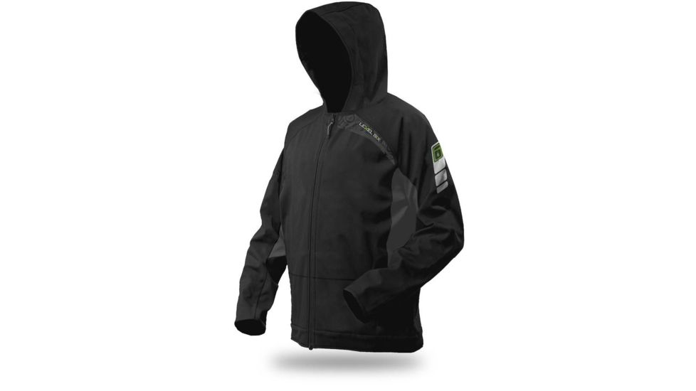 Level 6 Mens Neo-Wave SUP Jacket-Black-X-Large