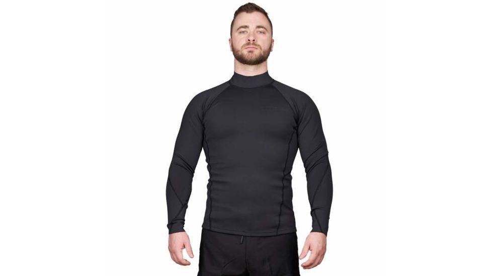 Level Six Jericho Eco-Stretch Neoprene Long Sleeve Top, Black, Small, GMT-LSJE-BK2-S