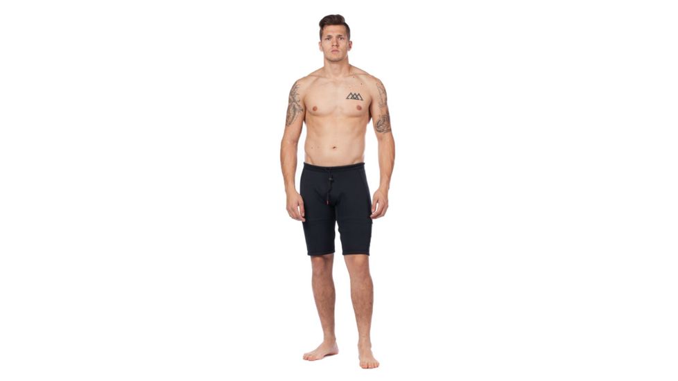 Level Six Mens Lunch Box Neoprene Short 0.5mm, Black, Extra Small, GMB-LU05-B-XS