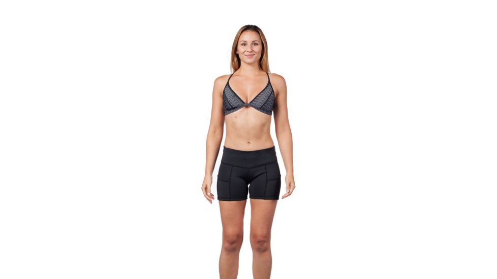 Level Six Womens Sombrio Neoprene Short, Black, Extra Small, GWT-SMSH-BK-XS