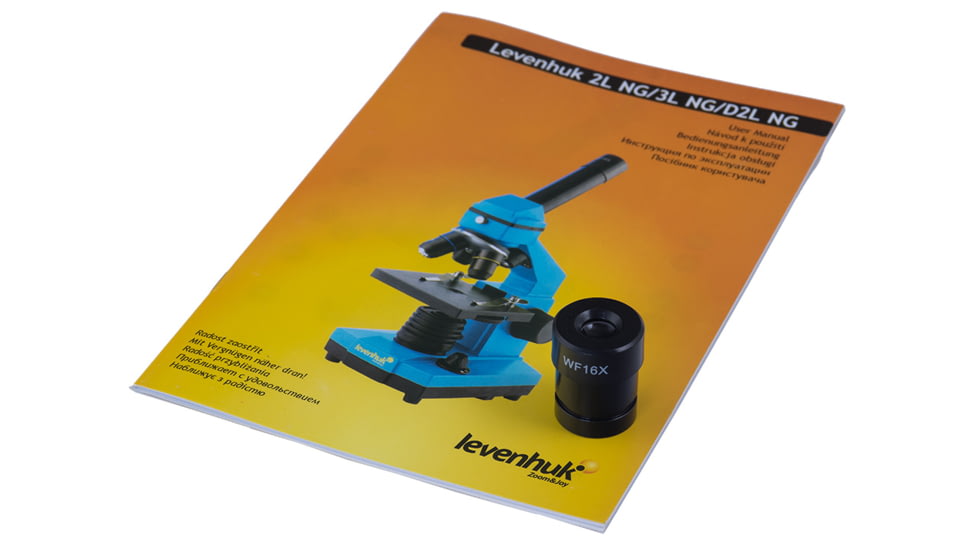 Levenhuk 2L NG Microscope, White, Medium 24616